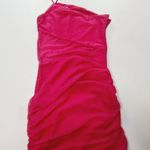 superdown Jerica Mesh Mini Dress in Hot Pink XS Photo 8