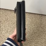 wilson's leather  Smooth Black Full Zip Wallet with Contrasting Stitching Photo 6