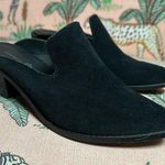 Chinese Laundry Black Suede Almond Tip Slip On Marnie Mules Women’s Loafers Photo 1