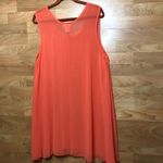 Hot Ginger Orange Crewneck Bathing Suit Cover Size XL Photo 1