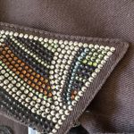 Christine Alexander Women's Brown Rhinestone Western Jean Jacket Size M Medium Photo 10