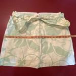 Lands’ End Women’s 12P Green Floral Cotton Skort Golf Tennis Walking Twill skirt Photo 3