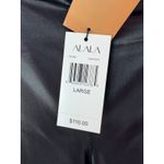 Alala Liquid Black Glossy High Rise Leggings Size Large L NWT Shiny Athleisure Photo 8