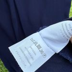 Madewell  Women's Shift Dress Small Navy Blue Short Sleeve V-Neck Photo 6