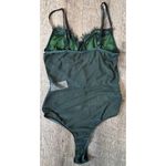 Green mesh lace bodysuit lingerie teddy size S Photo 2