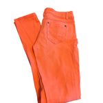 Delia's Jayden Coral Pink Skinny Jeans 3/4 Stretch 2 Button Waist Size 3/4 Photo 2