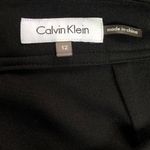 Calvin Klein  Black Pencil Skirt with Gold Buckle Photo 3