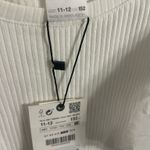 ZARA White Ruffle Crop Top Photo 2