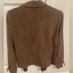 kim rogers  Brown faux Suede Blazer Size PS Photo 2