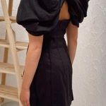 Aje Black Butterfly Sleeve Mini Dress Photo 6