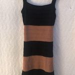 LOLA Bodycon Bandage Dress Brown Size M Photo 3