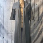 Vintage Alden Kashions Long Gray 3/4 Sleeved Cardigan Size M Photo 1
