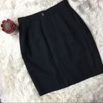 Vertigo Paris Vertigo Black Wool Blend Skirt Photo 2