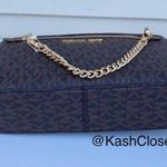 Michael Kors Brown Chain Crossbody Large Purse Photo 6