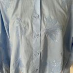 ZARA NWOT Sequined Button Down Shirt Photo 1