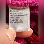 Energie Sweater Stripes Bright Red,Pink, & Orange V Neck SZ M Great Cond Photo 6