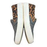 Mata Animal Print Plaid Raw‎ Edge Slip On Platform Shoes Women Size 7.5 Gray Photo 10
