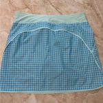 Lands' End  gingham athletic skort skirt tennis golf athleisure pickleball Photo 1