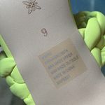 BCBGeneration BCBG Generation Yellow Square Toe slip Sandal Pumps Braided Finaa Slide 9 Photo 5