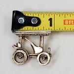 Vintage Unsigned Gold Tone Car Carriage Tiny Scatter Pin Photo 2