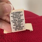 VTG Christmas Sweater Vest Bechamel Sz Small Red Penguins Snowflakes Embroidered Photo 10