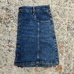 Aerie button front denim mini skirt size XL Photo 8