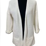 Marine layer White open knit cardigan sweater Photo 1