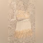 NWOT Rya Collection Anniversary Chemise S Ivory/Beige Tie one shoulder White Photo 4