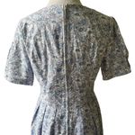 Laura Ashley  80’s Vintage Blue Floral Midi Dress Size Small / Vintage 10 NWOT Photo 99