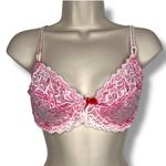 Sophie B Pin Up White Lace Red Bra 38 B Size undefined Photo 0