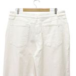 NWT NAADAM Soft Denim Wide Leg Jeans Size 14 Milk White High Rise Stretch Twill Photo 5