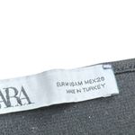 ZARA  Black Long Sleeve crop‎ top tight fitting M Photo 4