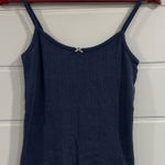 Brandy Melville Navy Camisole with Bow Accent Photo 0