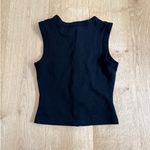 Peppermayo  Tank Top Buttoned Sleeveless Blair Size US4 Black Photo 2