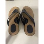 B.O.C. Born Concept Sandal Womens Size 8M Blue Thong Flip Flops Casual Leather Photo 0