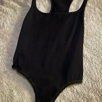 Urban Outfitters  Out From Under Bodysuit Ribbed Black Photo 0
