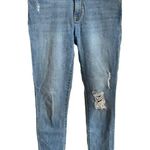 DL1961 Farrow Insta Slim Distressed Ankle Raw Hem Denim Jeans Photo 1