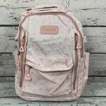 Fashion Pink Heart‎ Pattern Backpack School Book Bag Multiple Compartments Photo 0