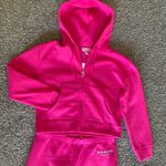 Juicy Couture Vixen Pink Thick Velour Tracksuit Set Zip Hoodie & Joggers NWT M Photo 3