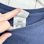 Adidas Y2K  Shirt Unisex Large Navy Blue Printed Logo Crewneck Long Sleeve Top Photo 2