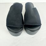 Steve Madden Vintage  Y2k Slinky Platform Slide Sandal Size 10 Black 90s 00s Photo 4