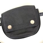J.Crew  Bristol Convertible Black Pebble Calf Leather Fanny Pack Belt Bag Photo 3