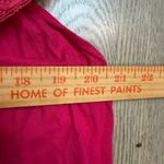 Handmade Vibrant Mexican Embroidered Peasant Off Shoulder Floral Top Boho Pink Photo 2