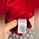 Daisy Fuentes  Red Long Sleeve Dress holiday classic L Photo 5