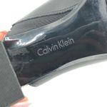 Calvin Klein Black and White Snake Print Mule Open Toe Heels Size 10 Photo 11