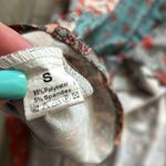 Print tiered maxi skirt Blue Photo 2