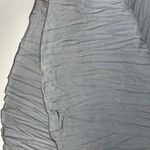 CP Shades  Gray Crinkle Textured A-Line Lagenlook Pull-On Midi‎ Skirt Size Medium Photo 7