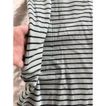 J.Jill Dress Size Medium Blue Striped Sheath Terry Knit Pockets Basic Casual Photo 4