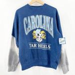 47 Brand ' VINTAGE TUBULAR Sweatshirt Size Small North Carolina Tar Heels NWT Photo 0