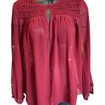 Victoria's Secret Victoria’s Secret sheer maroon top Photo 0